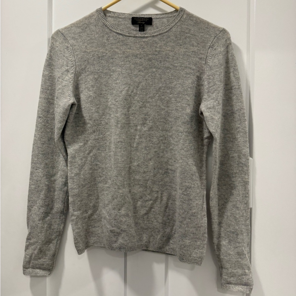 Cashmere Luxury By Charter Club grey100% cashmere Small no flaws